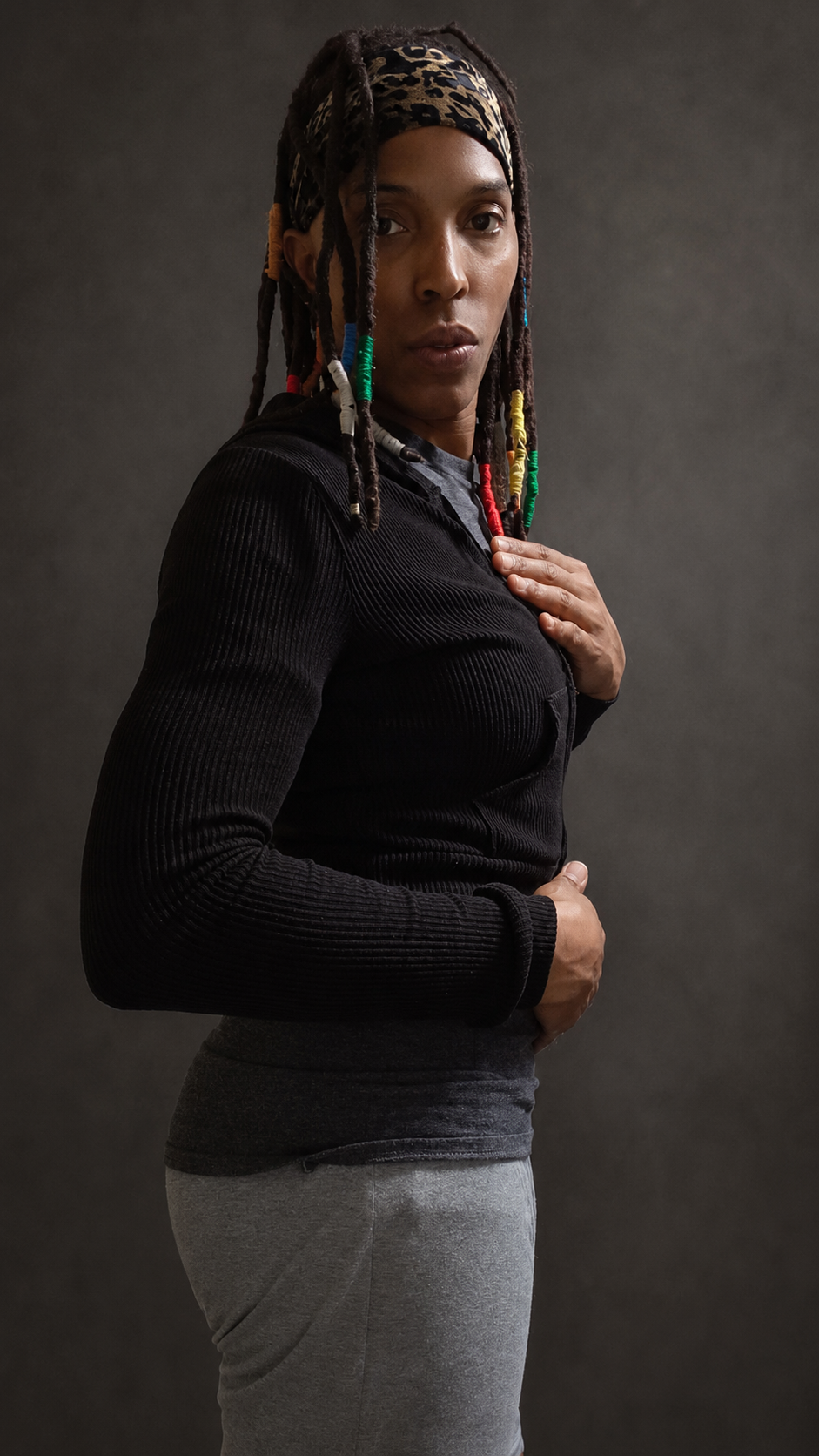 Portrait of Varia, founder of BTC — Be The Change LGBTQIA Community